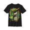 Boy's Star Wars Yoda Splatter Cartoon T-Shirt