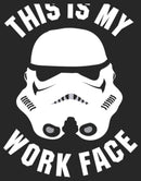 Men's Star Wars Stormtrooper This is My Work Face T-Shirt