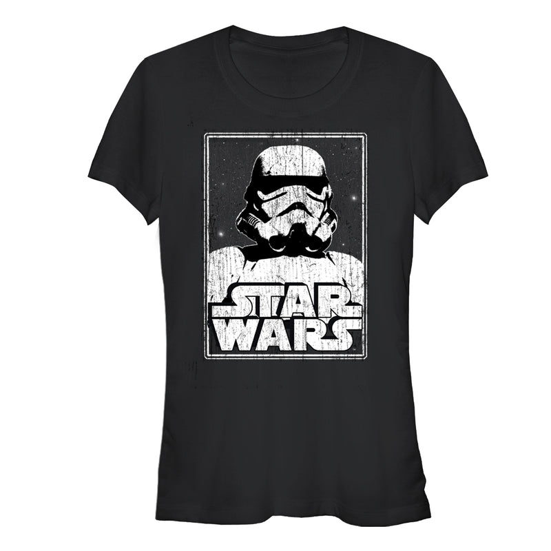 Junior's Star Wars Stormtrooper Logo T-Shirt
