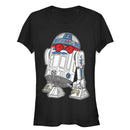 Junior's Star Wars R2-D2 Bowtie T-Shirt
