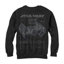 Men's Star Wars TIE Fighterprint Sweatshirt