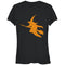 Junior's Lost Gods Halloween Witch on a Broomstick T-Shirt
