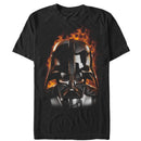 Men's Star Wars Darth Vader With Flames T-Shirt
