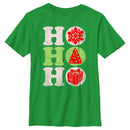 Boy's Lost Gods Christmas Distressed Ho Ho Ho T-Shirt