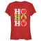 Junior's Lost Gods Christmas Distressed Ho Ho Ho T-Shirt