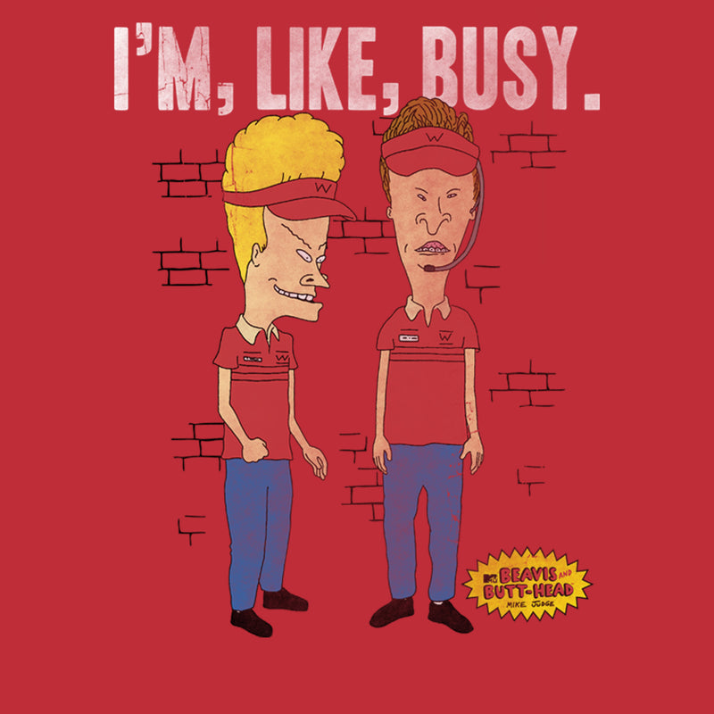 Men's Beavis and Butt-Head I'm Like Busy. T-Shirt