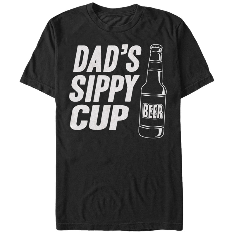 Men's Lost Gods Dad's Sippy Cup Beer T-Shirt