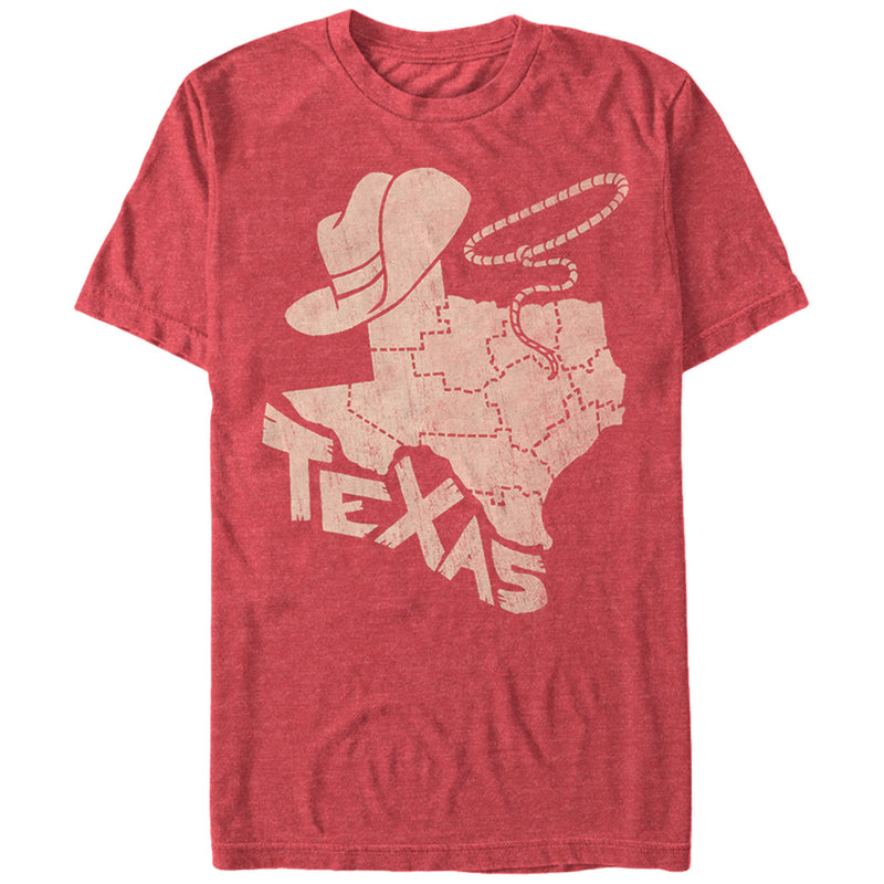 Men's Lost Gods Fourth of July  Lasso Texas State T-Shirt