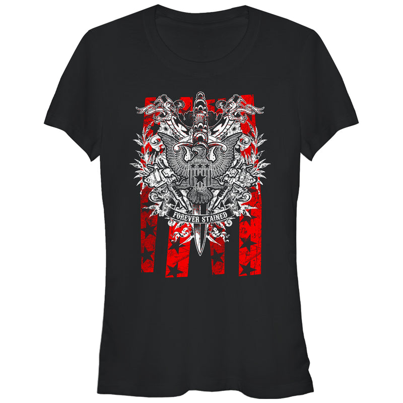Junior's Aztlan Forever Stained T-Shirt