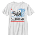 Boy's Lost Gods California Republic Bear Surfing T-Shirt