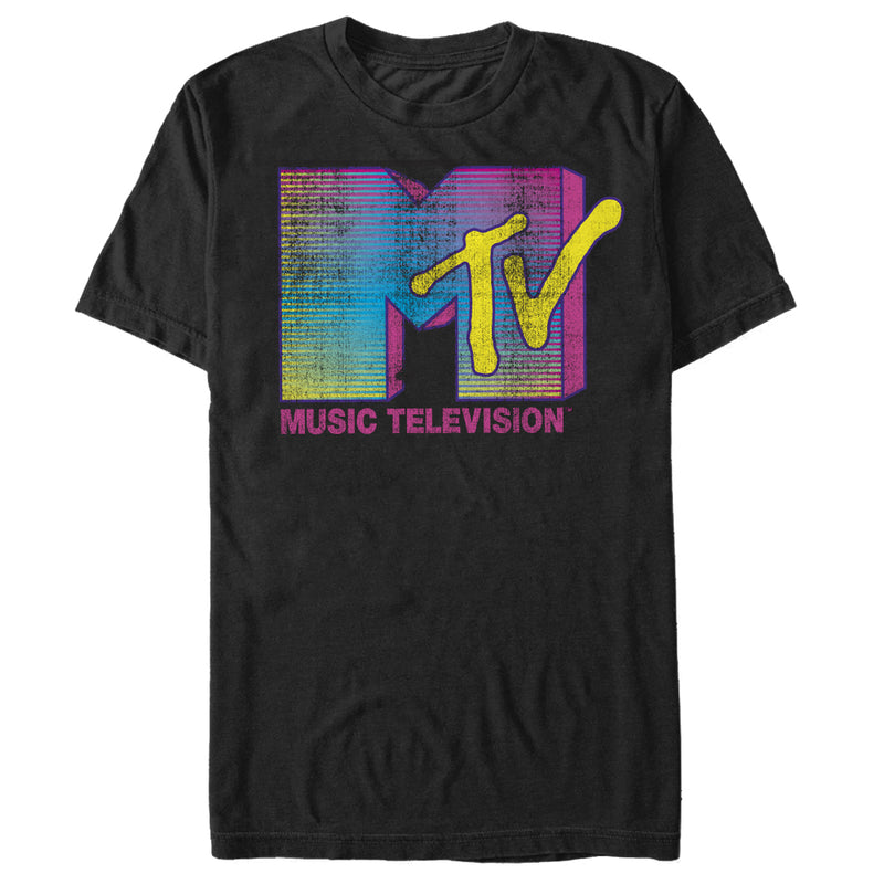 Men's MTV Stripe Logo T-Shirt