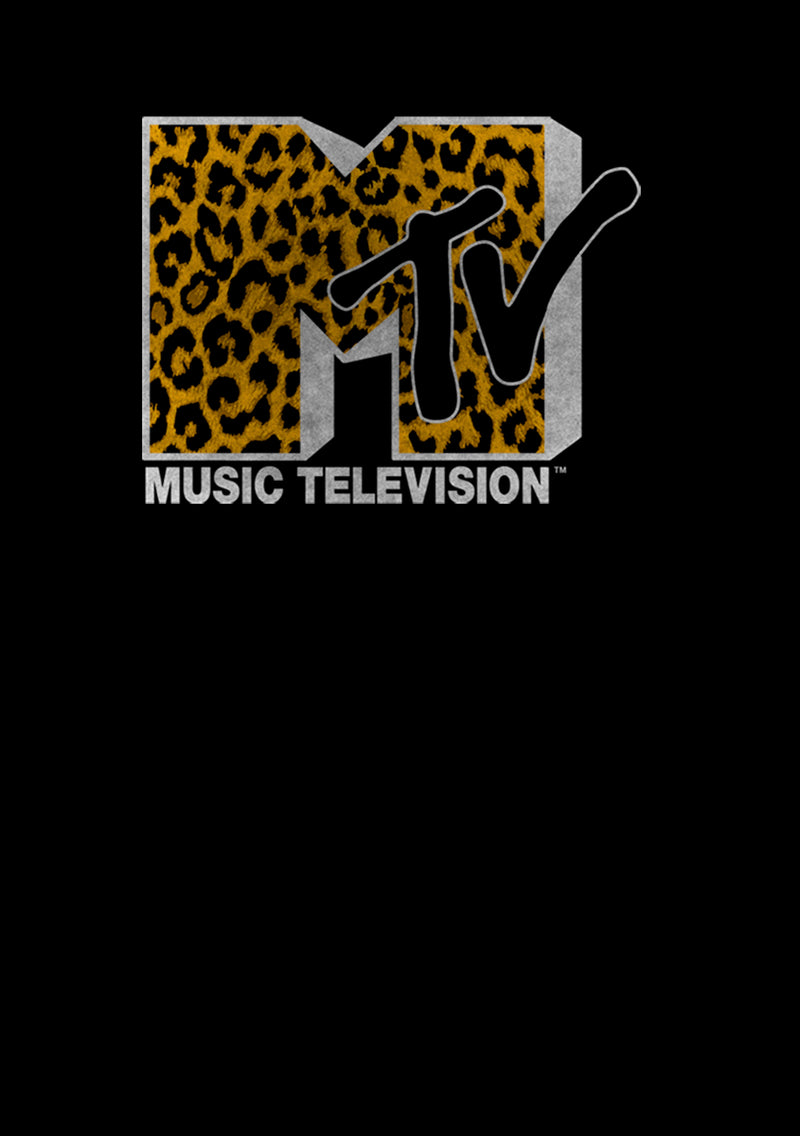 Men's MTV Cheetah Print Logo Sweatshirt