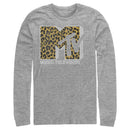 Men's MTV Cheetah Print Logo Long Sleeve Shirt