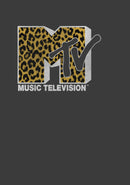 Men's MTV Cheetah Print Logo Pull Over Hoodie