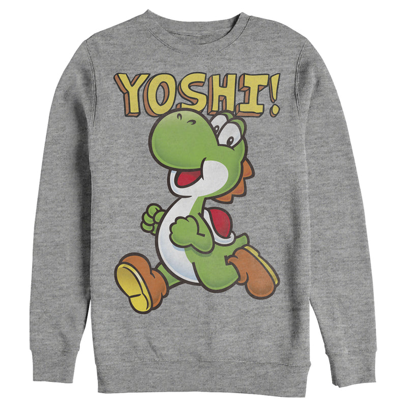 Men's Nintendo Running Yoshi Sweatshirt