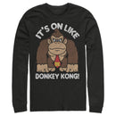 Men's Nintendo Donkey Kong Fist Pump Long Sleeve Shirt
