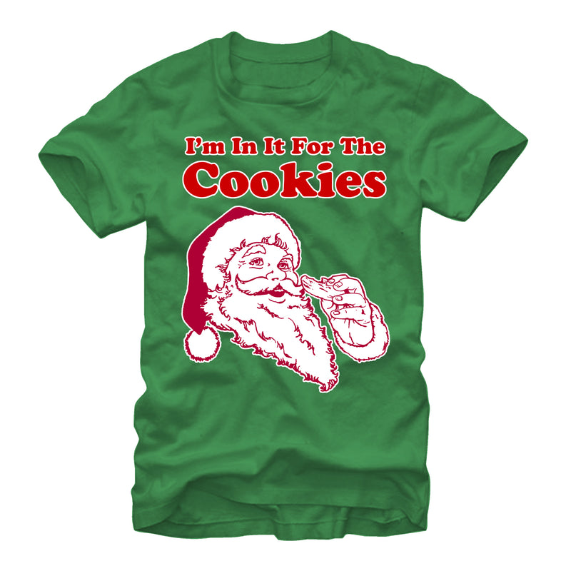 Men's Lost Gods Santa in it for the Cookies T-Shirt