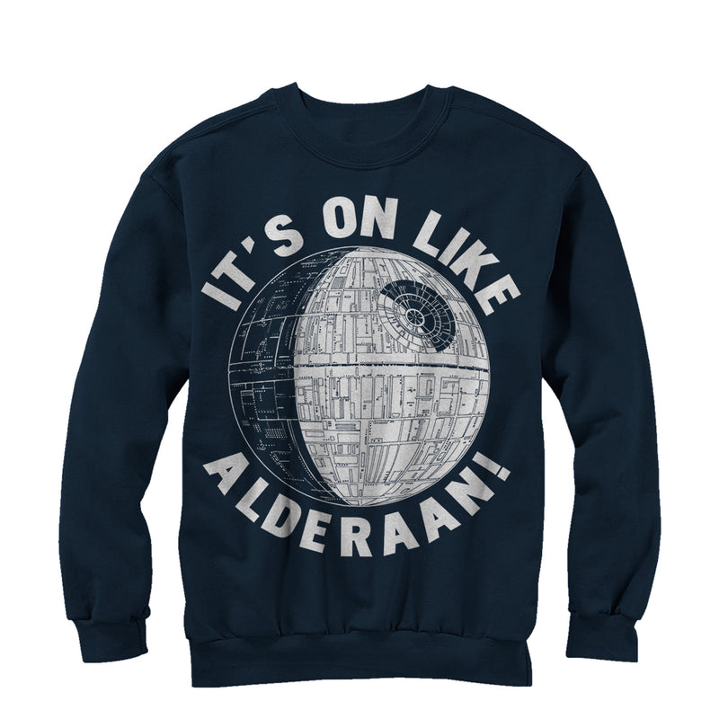 Men's Star Wars It's On Like Alderaan Sweatshirt