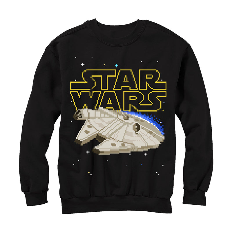 Men's Star Wars Pixel Millennium Falcon Sweatshirt