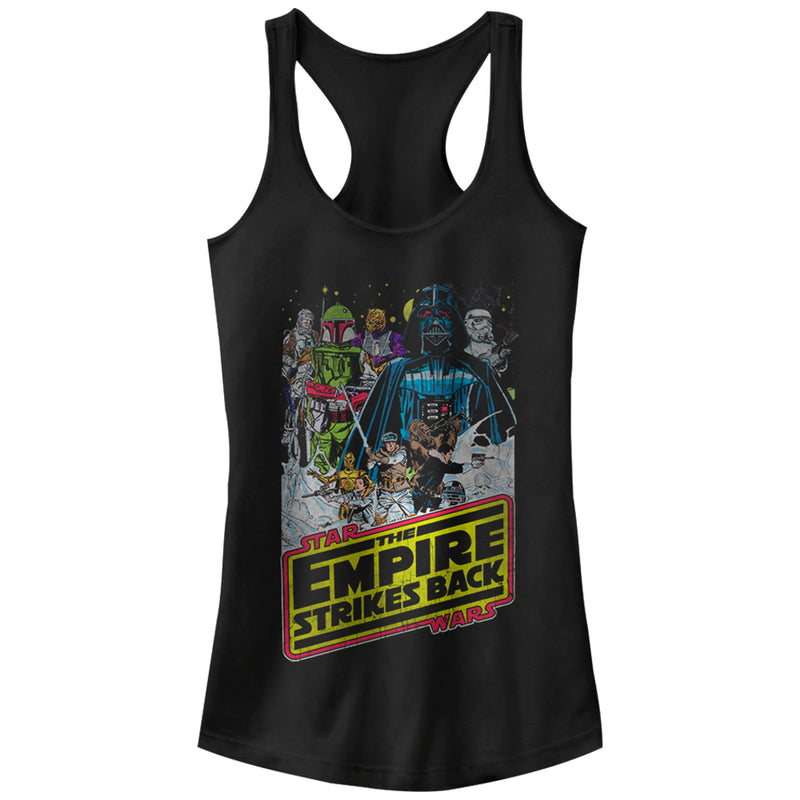 Junior's Star Wars Movie Poster Racerback Tank Top