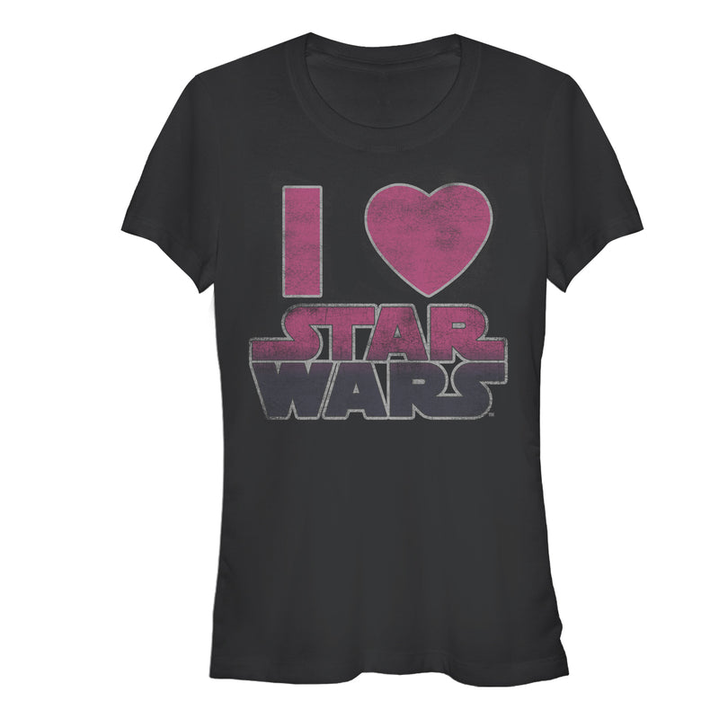 Junior's Star Wars Movie Love T-Shirt