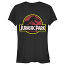 Junior's Jurassic Park T Rex Logo T-Shirt