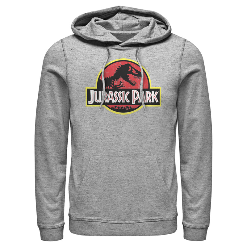 Men's Jurassic Park T Rex Logo Pull Over Hoodie