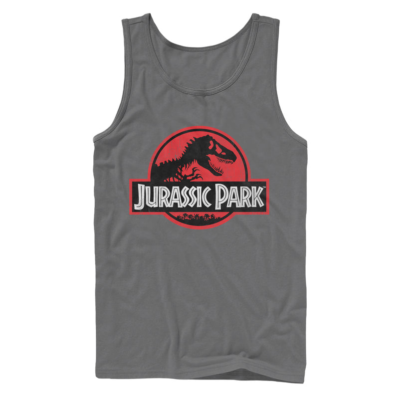 Men's Jurassic Park Circle Logo Tank Top