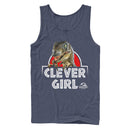 Men's Jurassic Park Clever Girl Raptor Tank Top