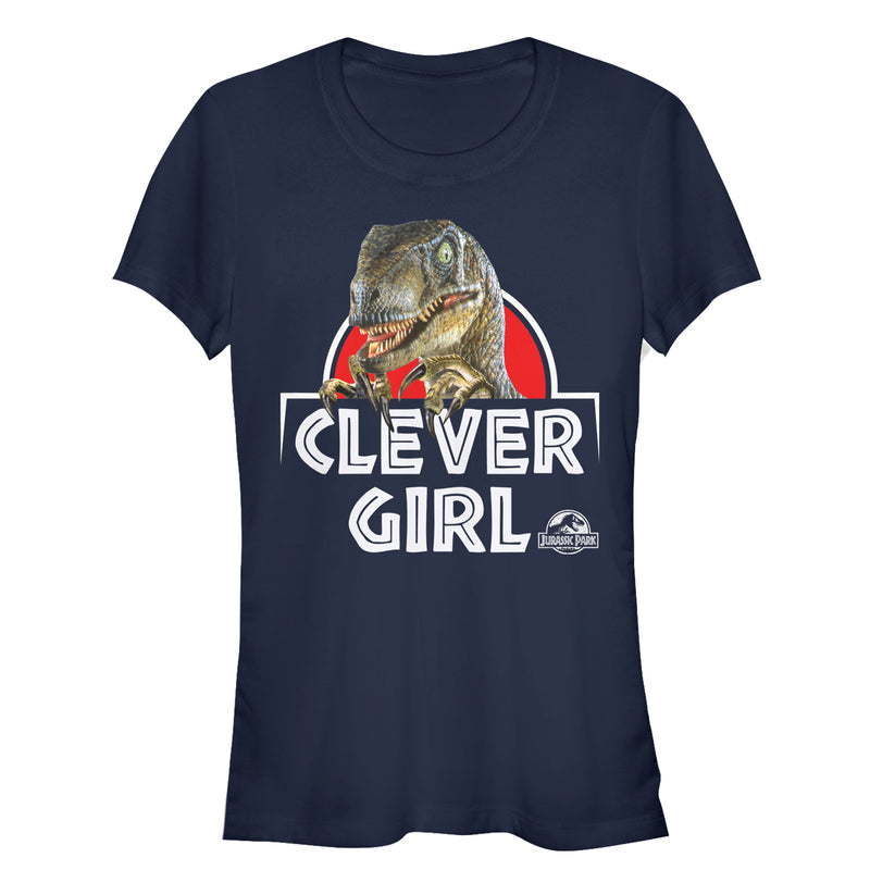 Junior's Jurassic Park Clever Girl Raptor T-Shirt