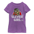 Girl's Jurassic Park Clever Girl Raptor T-Shirt