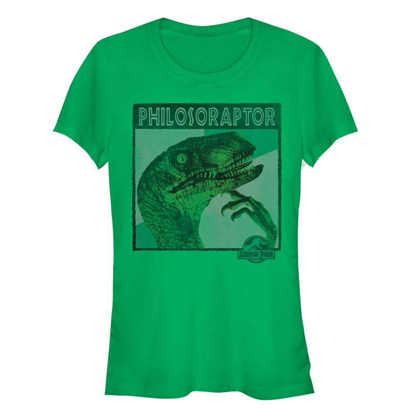 Junior's Jurassic Park Deep Thinker Philosoraptor T-Shirt