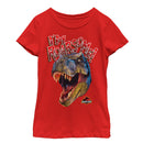 Girl's Jurassic Park I'm Roarsome T.Rex T-Shirt