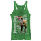 Women's Jurassic Park Raptor Dino Shadows Racerback Tank Top