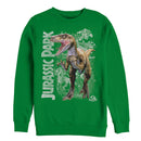 Men's Jurassic Park Raptor Dino Shadows Sweatshirt