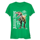 Junior's Jurassic Park Raptor Dino Shadows T-Shirt