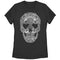 Women's Lost Gods Henna Grinning Skull Print T-Shirt