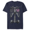 Men's Lost Gods Halloween Skeleton Rib Cage Heart T-Shirt