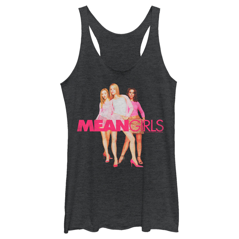 Women's Mean Girls The Plastics Group Shot Racerback Tank Top