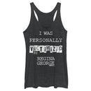 Women's Mean Girls Victimized by Regina George White Racerback Tank Top