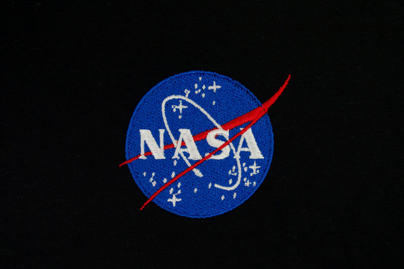 Men's NASA Embroidered Retro Logo T-Shirt