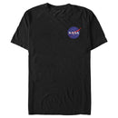 Men's NASA Embroidered Retro Logo T-Shirt