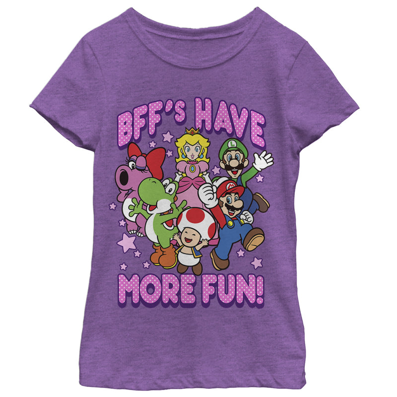 Girl's Nintendo BFF's Have More Fun T-Shirt