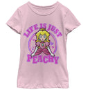 Girl's Nintendo Life is Just Peachy T-Shirt