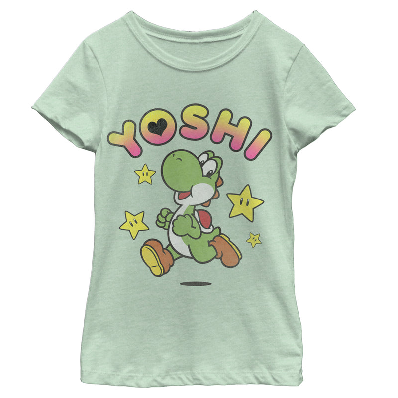 Girl's Nintendo Yoshi Love T-Shirt