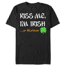 Men's Lost Gods Kiss Me I'm Irish or Whatever T-Shirt