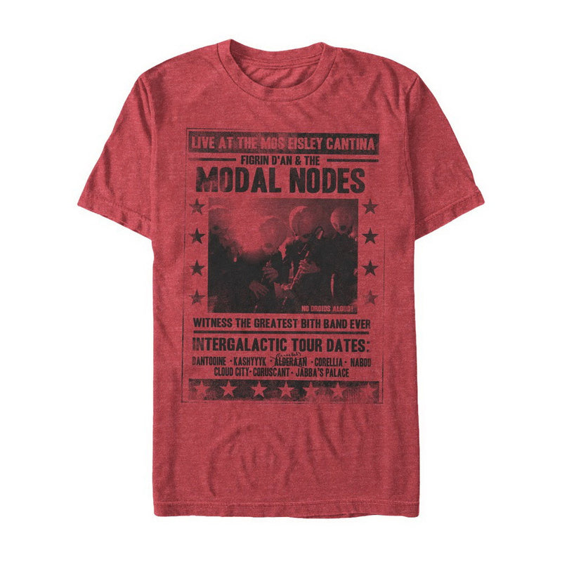 Men's Star Wars Modal Nodes Tour Dates T-Shirt