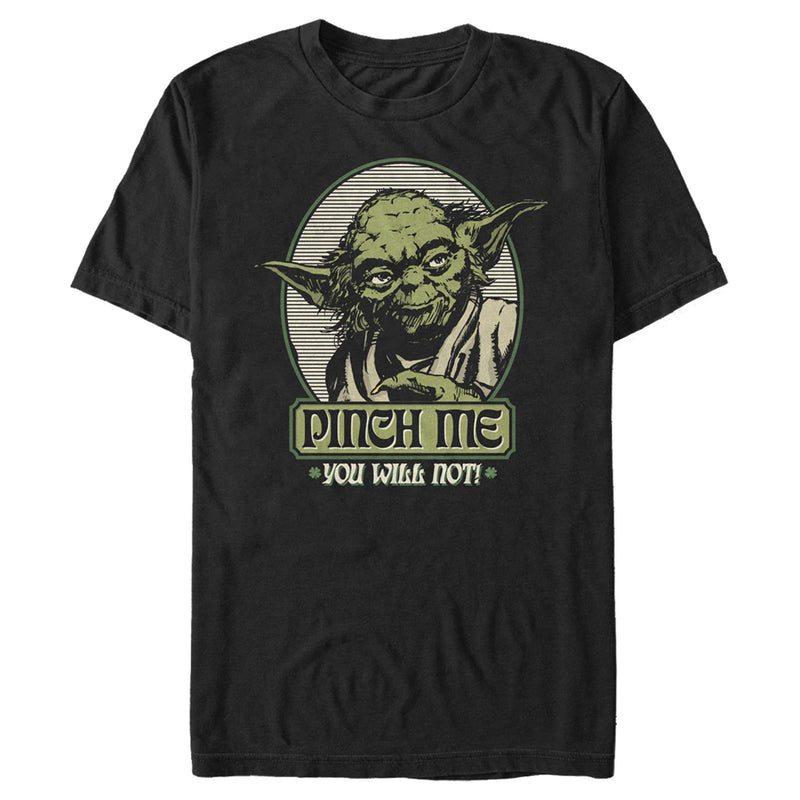 Men's Star Wars Yoda Pinch Me You Will Not T-Shirt