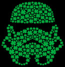 Junior's Star Wars St. Patrick's Day Shamrock Stormtrooper T-Shirt