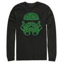 Men's Star Wars St. Patrick's Day Shamrock Stormtrooper Long Sleeve Shirt